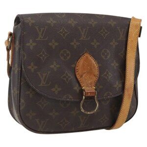 Authentic LOUIS VUITTON Monogram Saint Cloud MM Shoulder Bag M51243 LV